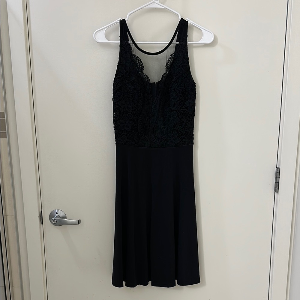 Grace Karin Black Sheath Halter Mini Dress
